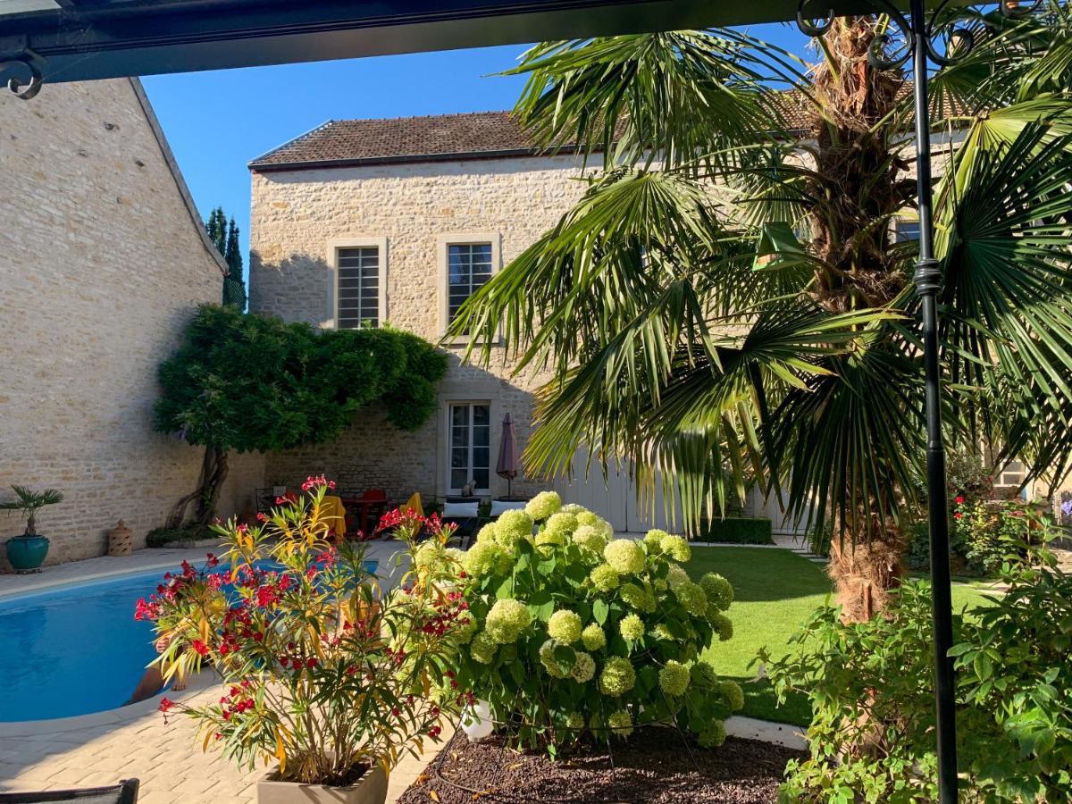 "Le Jardin" Chambre De Charme, Piscine A Meursault Ngoại thất bức ảnh